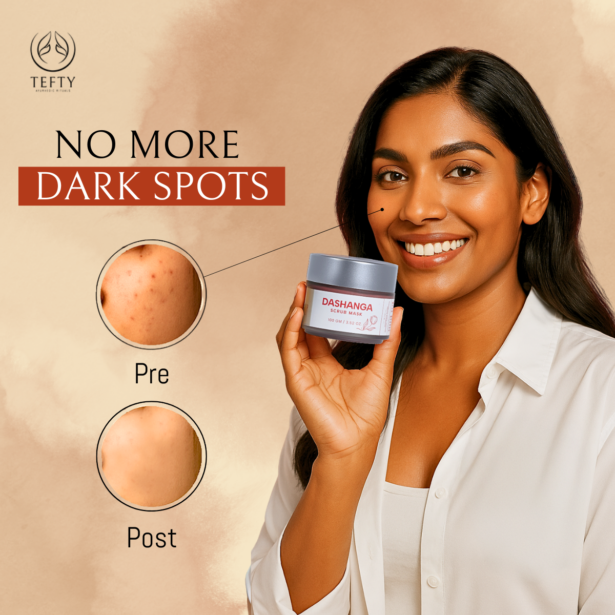 DASHANGA Mask and Scrub - 100GM