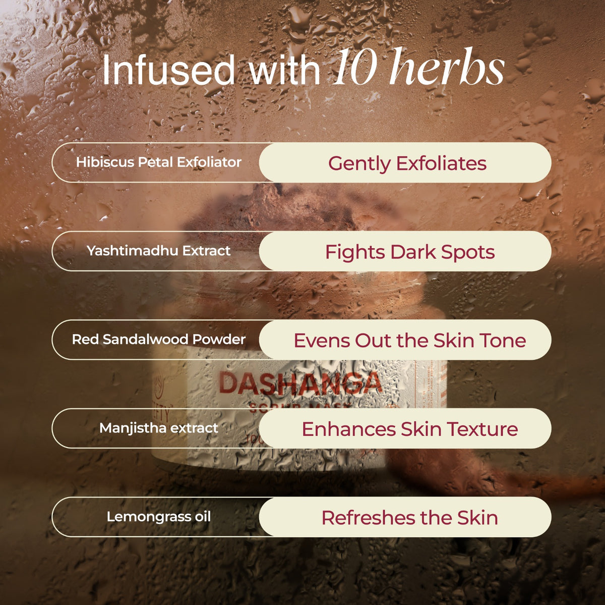 DASHANGA Mask and Scrub - 100GM